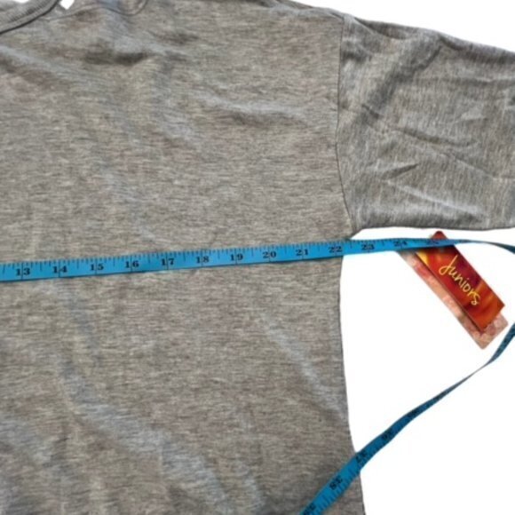 BUNDLE 3 FOR $18- NWT Inspired Hearts Grey Sweatshirt Off Shoulder Junior MED - Picture 10 of 12